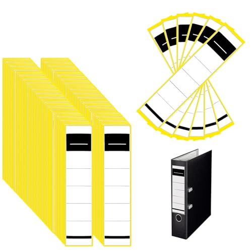 Pak van 100 map terug Stickers Zelf-Adhesive 3,5 x 19 cm Bestand terug Zelf-Adhesive voor het classificeren van documenten en notities