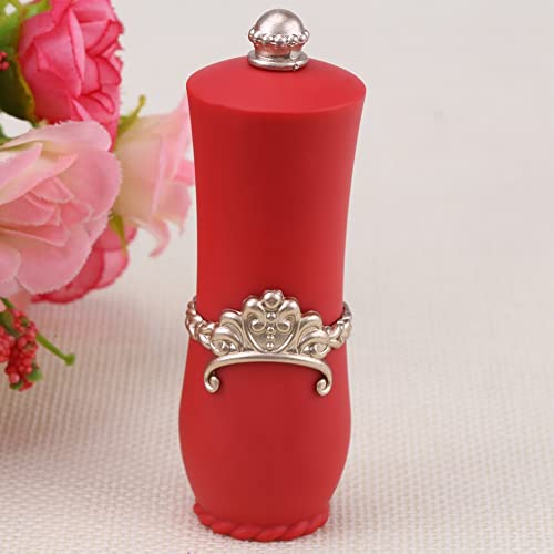Pin Pillow Lipstick Shaped Pin kussen draagbare naald Pinkussens Naaipin houder met naalden voor hand DIY Craft (Rood) 5