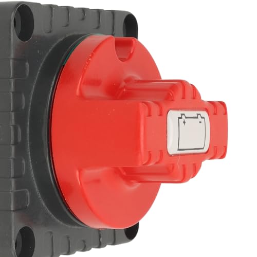 12-48 V 300A Batterij loskoppelen schakelaar Batterij storing Eenvoudige installatie voor Yacht Truck auto met koperen clips (Grey)