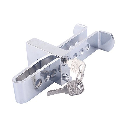 Pedaalslot Rem Pedal Lock Veiligheid Auto 8 Hole Steel Clutch Safty Lock Anti-diefstal voor auto's Trunk Clutch Pedal