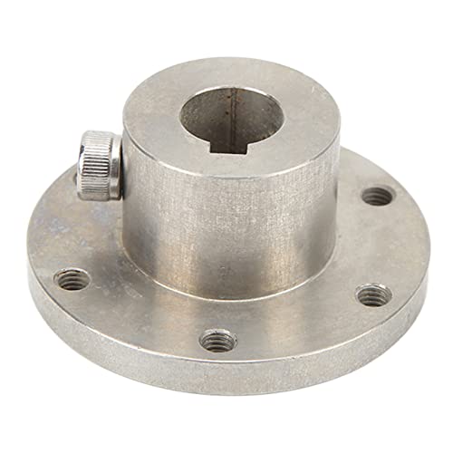 Flange Shaft Koppeling, 14mm Roestvrij staal Stijve Bord bevestigingsfunctie Roestvrij stalen Shaft Koppelen met ketting Slot voor onderhoud