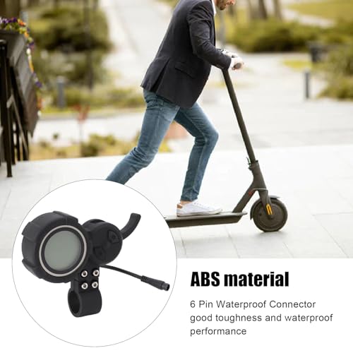 Waterdichte Connector LCD Display Green Screen 10 Inch Scooter Wijziging, Compatibel met 36-72V