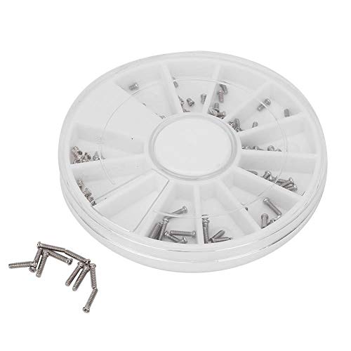 Horloge klokschroeven, 240 stuks Assorted Schroeven voor glazen, horloges, elektronische reparatie (12 maten)