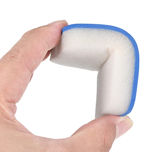 Tafeltennis Rubber Cleaner, 2 Pack Ping Pong Reiniging Sponge Paddle Cleaner Racket Care Zacht, Blauw Wit 4