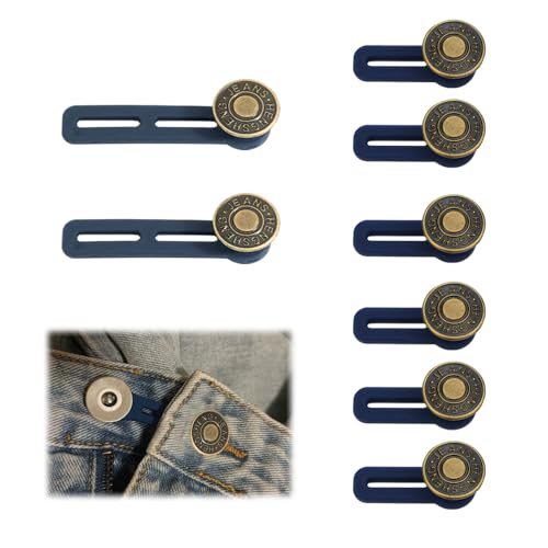 8st broek taille extender verstelbare verlengde knoop jeans taille knoop extender knoop extender voor broek elastische kraag extenders voor jeans rokken voor jeans broek vrouwen mannen