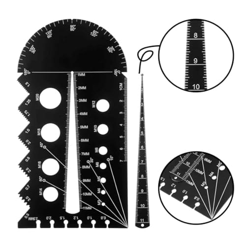 Wire Pitch Metrisch Imperial Multimeter Meetinstrument voor Mechanics