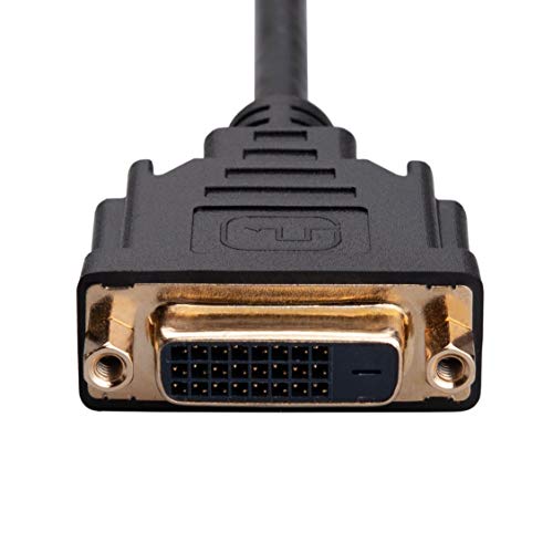 HDMI (M) naar DVI-D (F) Kabeladapter - DVI-D Dual Link 24+1 Female to HDMI Man - 1080P Full HD Converter 15cm 4