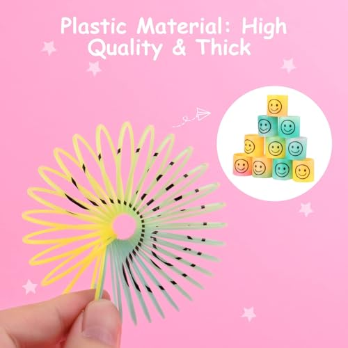 24 Stuks Regenboog Spiraal Jump Magic Regenboog Puzzel Cadeau voor kinderen verjaardag feest Favors Regenboog Spiraal voor kinderen verjaardag cadeau 5