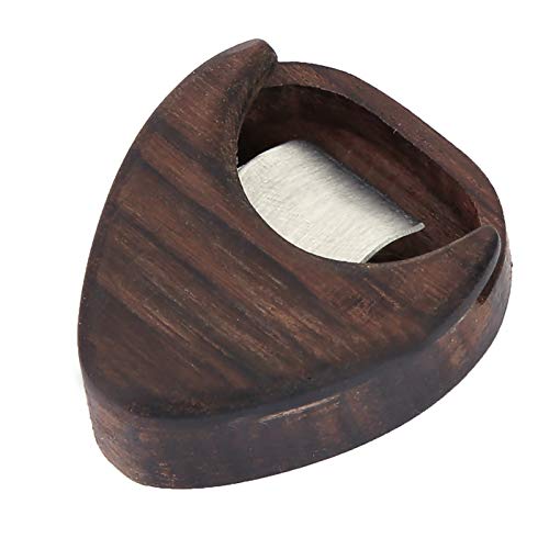 Plectrumhouder Plectrumhouder Rosewood Premium Rosewood Plectrum Box Heart Shaped Pick Box lijmdoos voor standaard Plectrum, #785