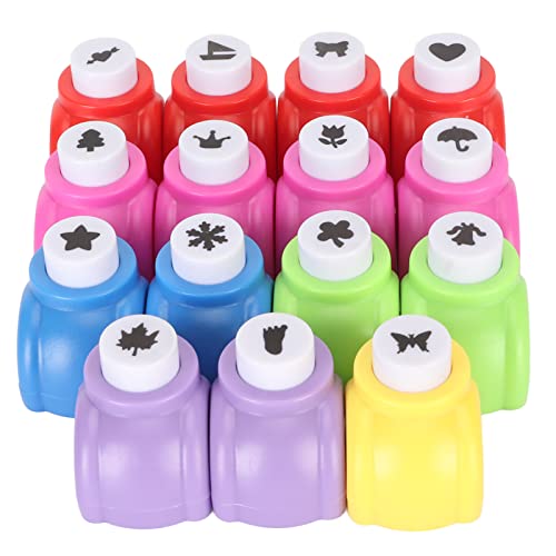 15Stuks Punch Craft Set Hole Punch Shapes Punch Scrapbooking Supplies voor kleuterschool Teacher Office Supplies Kinderen