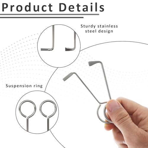 Dietrich Professional Fur baard sleutels, Professionele Dietrich Set, Roestvrij staal Universele sleutel voor kamerdeuren, Key Service, Deuropener, Sleutel voor kleurrijke 3