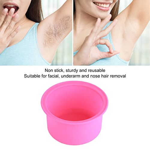 Wax Warmer Inner Pot, Hair Removal Waxing Bowl,Wax Warmer vervanging Pot Silicone hittebestendig Makkelijk Clean Wax Heating Machine Binnen Pot 3