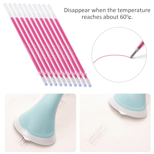 Verpakking van 100 hoge temperatuur rode markers bijvullen, uitwisbaar, herbruikbaar, voor tijdelijke merken op schoenen, kleren, leder