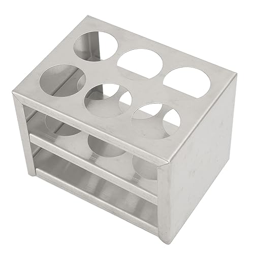 Testbuishouder, Multifunctionele 3 lagen metalen testbuishouder met 6 gaten, hoge stabiliteit voor onderwijs