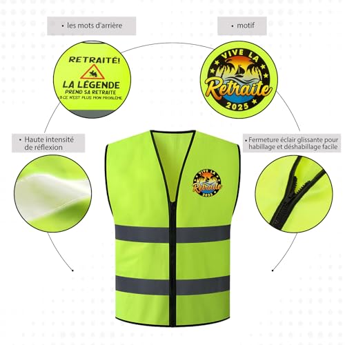 Gliet Pension Franse mannen RETARITE, GREEN, 36-40 3