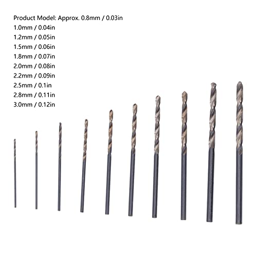 HSS Boor Boorset Mini Twist Boor Bits snijden Perforeren Hout Boorsets Kleine Boor Bit Houtbewerking Gereedschappen 0.8-3mm