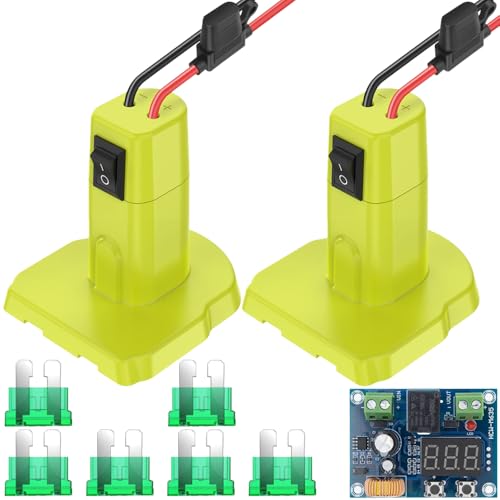 Battery Adapter Power Wheel voor Ryobi 18V Batterij Converter Kit Rc Auto Power Plug met schakelaar en Fuse Low Voltage Protection Module