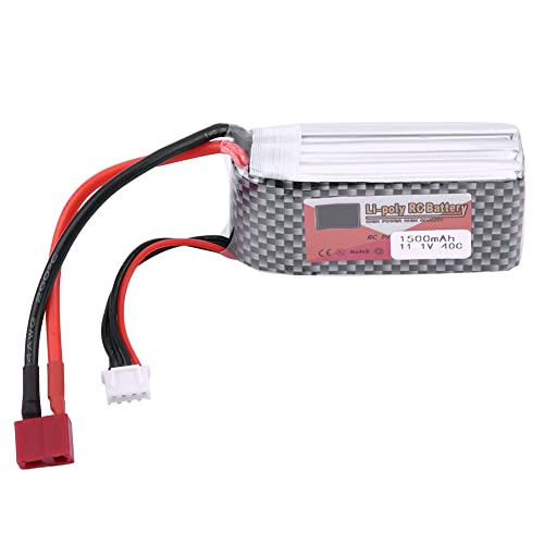 Drone Batterij, oplaadbare LiPo Batterij met T-plug, 3S 11.1 V 1300 mAh 4500 mAh 5500 mAh Batterij (11.1 V 1500 mAh 40C T-plug)