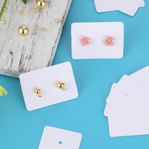 Set van 200 oorbellen, Sieraden Stand, Kaarten, Armband, Kaart Stand, Oorbellenhouder, Sieraden Stand, 3,5 x 2,5 cm 4