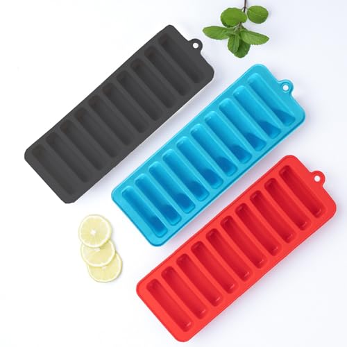 3 stuks Mini Ice Cube Tray Silicone Ice Cube Tray Ice Cube Tray voor Cocktails, Dranken, Koffie, Chocolade, Truffel Chocolade (Grijs, Wit, Blauw Grijs)
