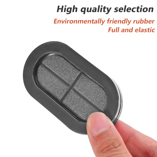 Verpakking van 10 Rubber Grommets, 20x45mm Grommets, Oval Wire Grommets, Double Sided Rubber Hole Plugs voor Draadkabel 3