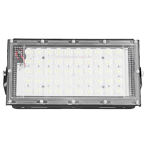 50W 12V Super Helder Wit Licht LED Floodlight, Waterdicht Outdoor Flood Light met 120° Straalhoek voor binnenplaatsen, Tuinen, Strijkijzer, Wit