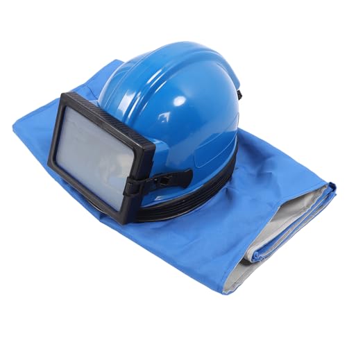 Sandblast Cap, Impact Resistent Zandstralen helm met sleeveless pak, verstelbare luchtstromen kanalen, veiligheid voor het schilderen, snijden, reinigen 5