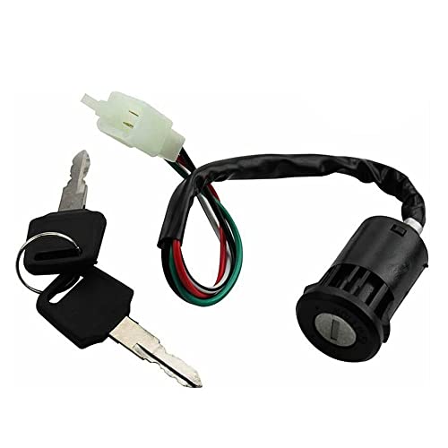 5 st ontstekingslot, waterdichte motor ontstekingslot 4 wires plug voor Off-road Motor Atv Dirt Bike