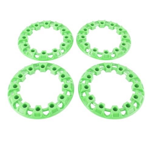 6 Inch ATV Wheel Cover Hub Bescherming Decor Plastic Banden Decoratie Rim Beschermer Universeel voor Go Kart ATV (GREEN) 4