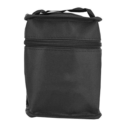 Zwarte Canvas Marker Pen opslag geval, Waterdichte Pen Bag, Stationery Organizer, Pen Organizer Bag voor Kunst Studenten, Zwart, solide kleur 4