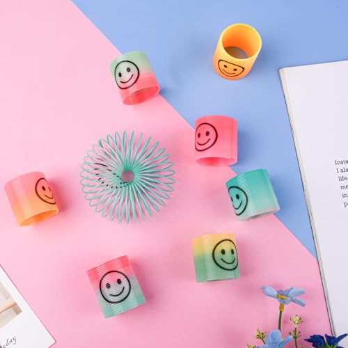 24 Stuks Regenboog Spiraal Jump Magic Regenboog Puzzel Cadeau voor kinderen verjaardag feest Favors Regenboog Spiraal voor kinderen verjaardag cadeau 4