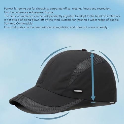 Anti-stralingskap met aanpassingsgesp, volledig zilvervezellijn EMF stralingsbeschermingskap, voor mobiele telefoons Computers signaaltorens, zwart 3