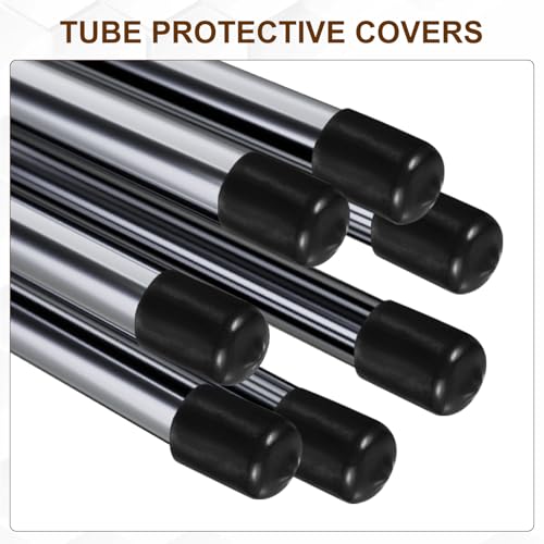 32mm/1.26" Rubber End Caps 18st PVC Covers Flexibele Caps Hoezen Schroef end blok Protector Bolt Tube Thread Caps zwart 4