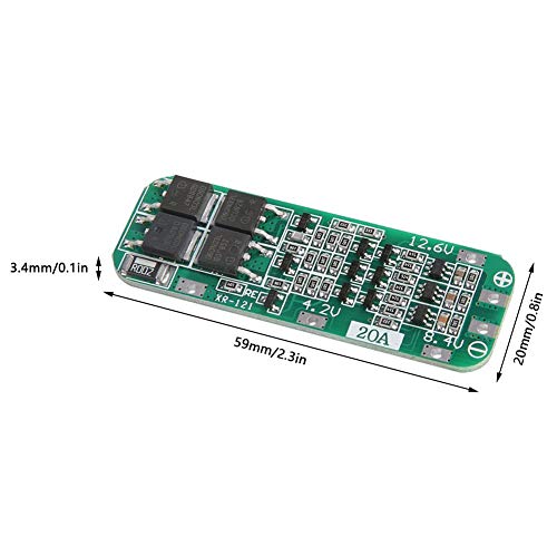 Lithium batterij oplader kaart, 3S 12.6V 20A Cell Lithium batterij opladen bescherming kaart automatische Recovery gedrukte Circuit Card 3