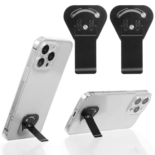 Ultra-dunne telefoonhouder, Pack van 2, Self-Adhesive telefoonhouder, Mobiele telefoonhouder, Mobiele telefoonstandaard, Verstelbare Verticaal Horizontale Swivel