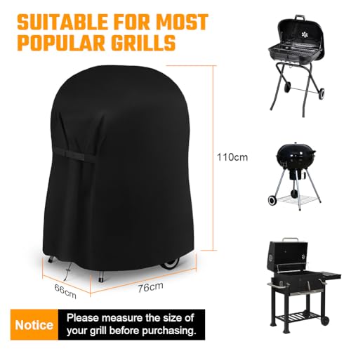 BBQ Covers, Waterdichte BBQ Covers, Gas Grill Barbecue Bescherming Winddicht, Outdoor Covers voor Barbecue, Tear-Resistant en UV-bestendig BBQ Covers, voor Weber Brinkmann Char