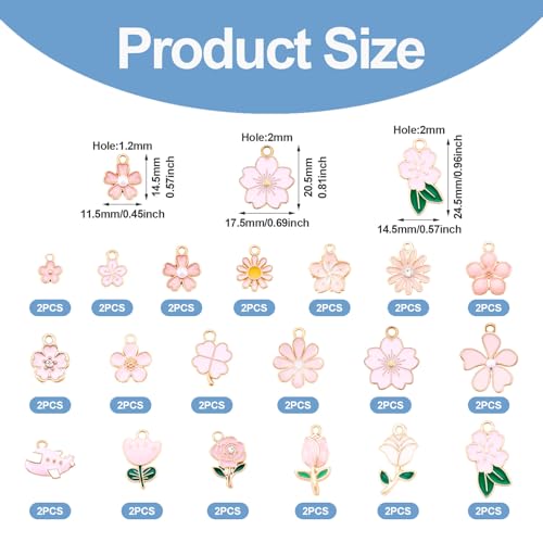 Mooie Emaille hangers Bloemen Ladybug vlinder drakenvlieg Dang Charm voor doe-het-zelf armband ketting sieraden ambachten maken, Emaill, Emaill 4