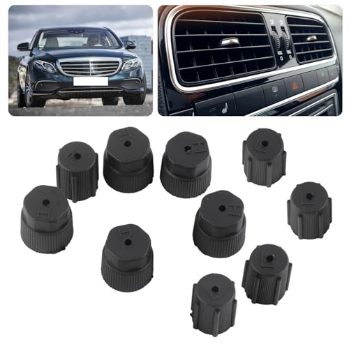 Airconditioning Systeem Cap Kit, 10 stuks Universele Airconditioning Service Caps, Auto Airconditioning Opladen Port Caps Auto Accessoires 3