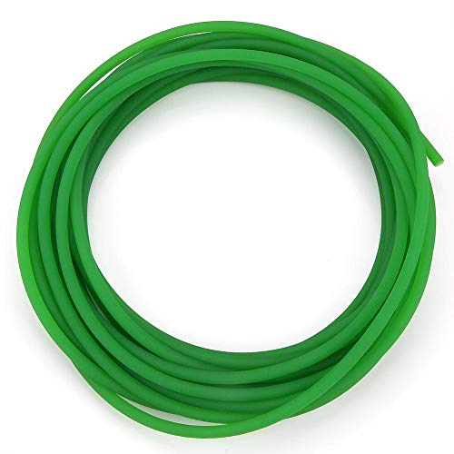 Hoge prestaties Urethaan Ronde Belt Rough Oppervlakte PU Polyurethaan Ronde Belt voor Drive Transmission Groen (6mm*10m)