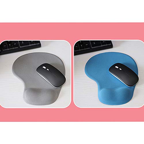 Mouse Pad Siliconen Mouse Pad met Pols Rest Anti-slip Siliconen voor Computer Laptop Office Home (Licht Blauw) 4