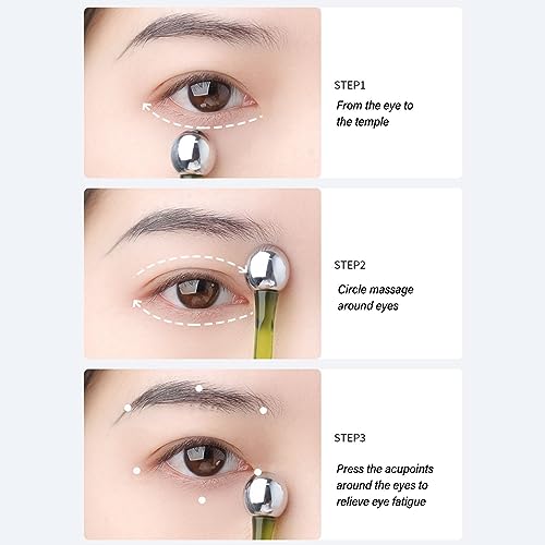 Eye Roller Eye Fit zacht Handige Eye Cream Applicator met zinklegering materiaal, crème applicator met zinklegering voor optimale huidverzorging resultaten, voor optimale huidverzorging voor optimale huidverzorging voor optimale huidverzorging 3