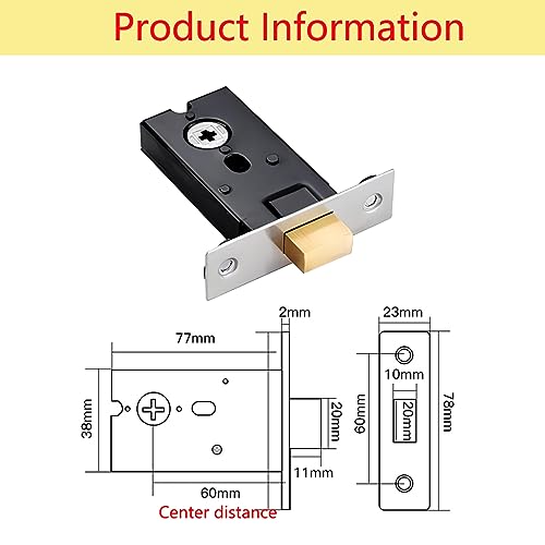 Ronde Flush-Mounted Deur slot, verborgen inbouwbeker deur handgrepen, meubelsloten, schuifdeur slot, Privacy deur handvat, onzichtbare inbouw deur handvat met sleutels, zilver 5