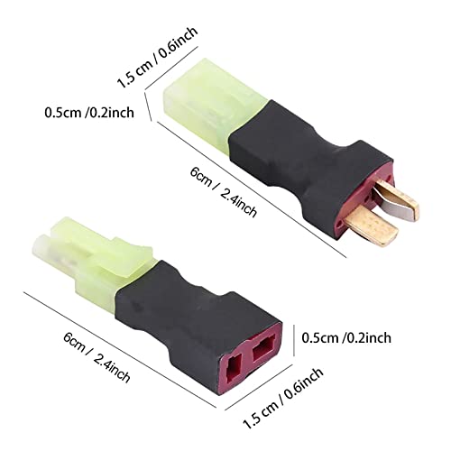 Vrouwelijke T Plug T Plug naar Mini Man Converter Adapter, Deans Style Vrouwelijke Adapter voor Airsoft