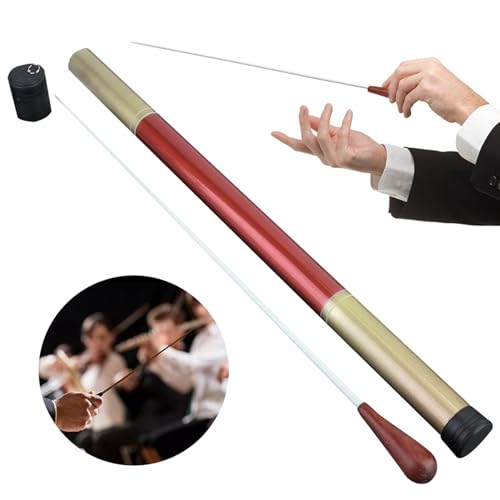 Music Stick, Padouk Sleeve Dirigent Wand met Tube voor Koor Symphony Concert 4