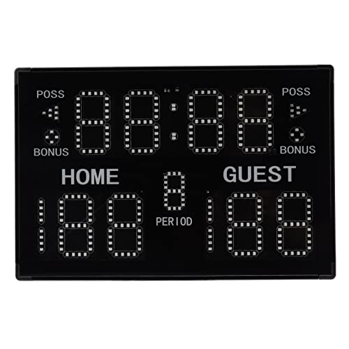 Scorebord Timer Indoor Electronic Tabletop Scorebord 100-240V 11 digits met ingebouwde luidspreker voor basketbal volleybal (EU-plug) 4