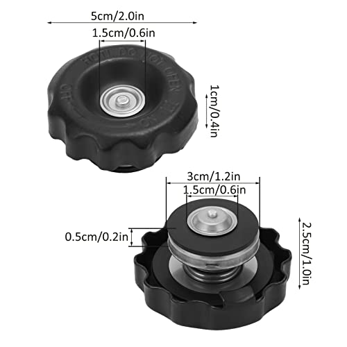 Radiatorkap voor motorfietsen, Motor Radiator Waterkap Radiator Cap Motorfiets Radiator Watertankdop 1.1 Bar Drukverzegeling Leakproof Vervanging voor Suzuki 3