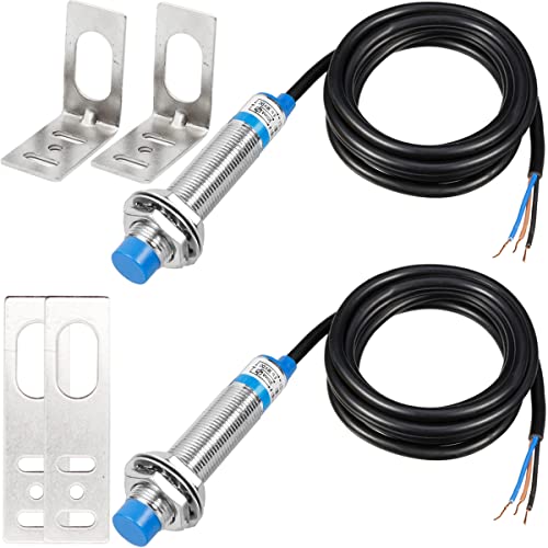 Vlak bij Sensor M12 4mm Detectie Afstand inductieve Vlakheid Switch NPN NO Normaal gesproken Open, 3D Printer LJ12A3-4-Z/BY Sensing DC 6-36V voor MCU, 2 PCS