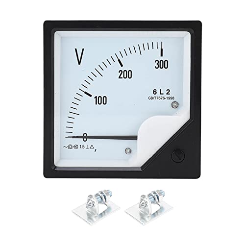 300V Analog Panel Spanningsmeter Voltmeter Hoge nauwkeurigheid Dial Type Analog Voltmeter Zwart