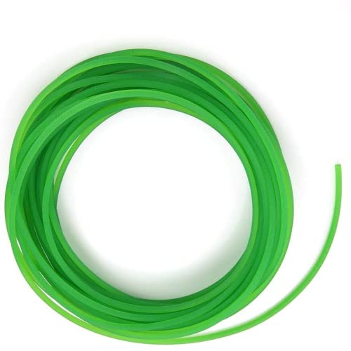 Polyurethaan ronde banden, groen ruw oppervlak PU polyurethaan ronde riem voor aandrijving transmissie drukmachine(3mm*10m) 4