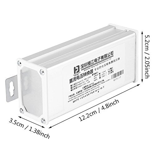 Omvormer voor elektrische auto, invoer, 48V-120V, uitgang 12V-15A/180W, Power Controller voor elektrische voertuig, Golf, winkelwagen, Club, Auto, Scooter, Fiets en meer